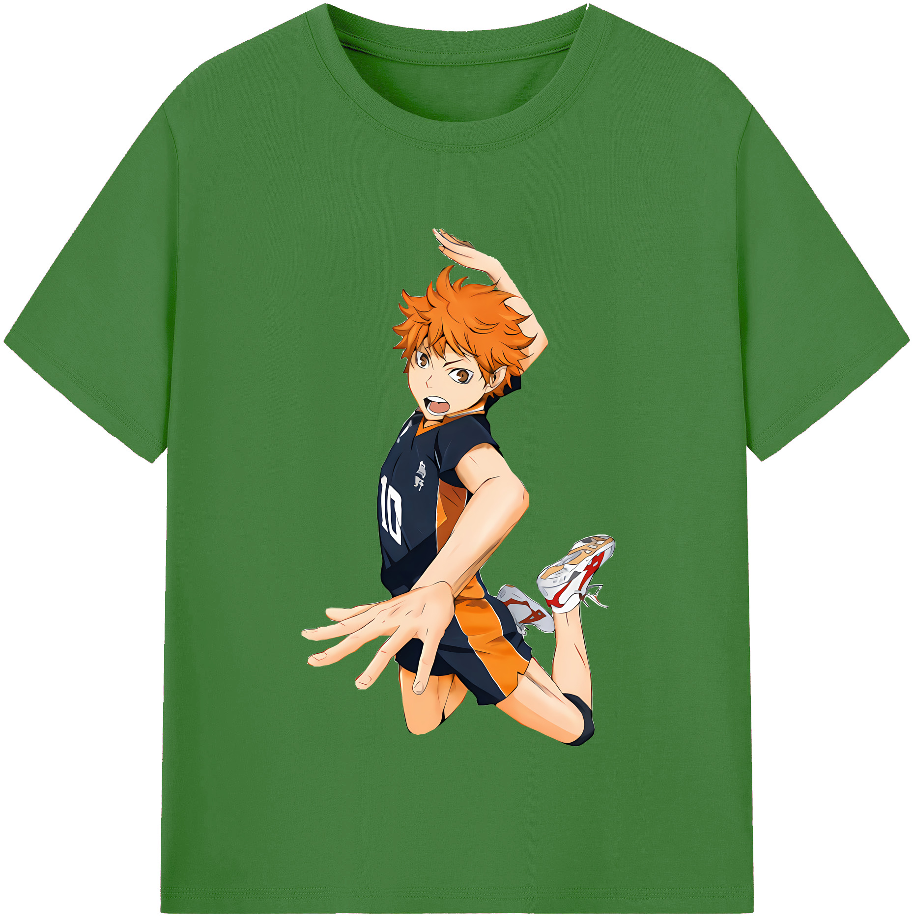 （画像用） ハイキュー!! Haikyu!! レディースカジュアルプリントTシャツ（綿100％）